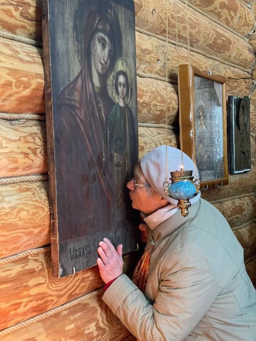 В Булдыре помолились перед старинным Казанским образом Божией Матери