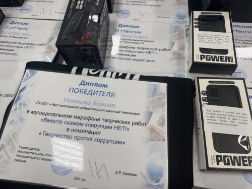 В Чистополе наградили лучших авторов антикоррупционных проектов