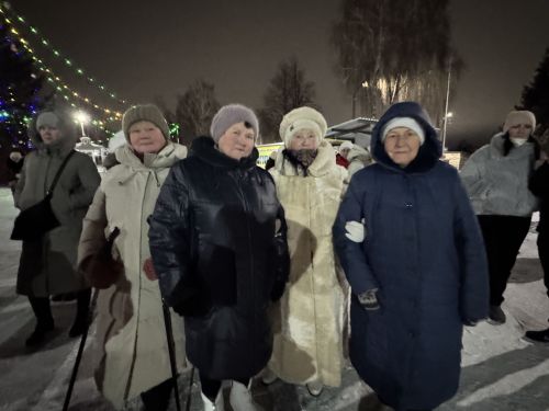 В микрорайоне «Мельничная площадь» зажгли главную новогоднюю ёлку
