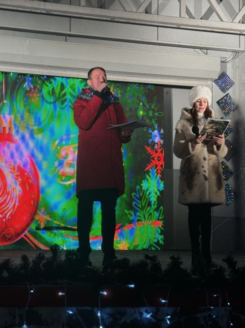 В Чистополе прошло открытие главной елки