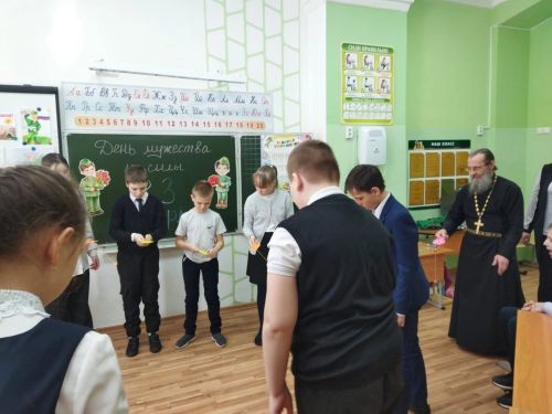 Священник Чистопольской епархии принял участие в празднике к Дню защитника Отечества