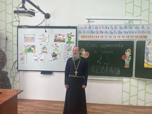 Священник Чистопольской епархии принял участие в празднике к Дню защитника Отечества