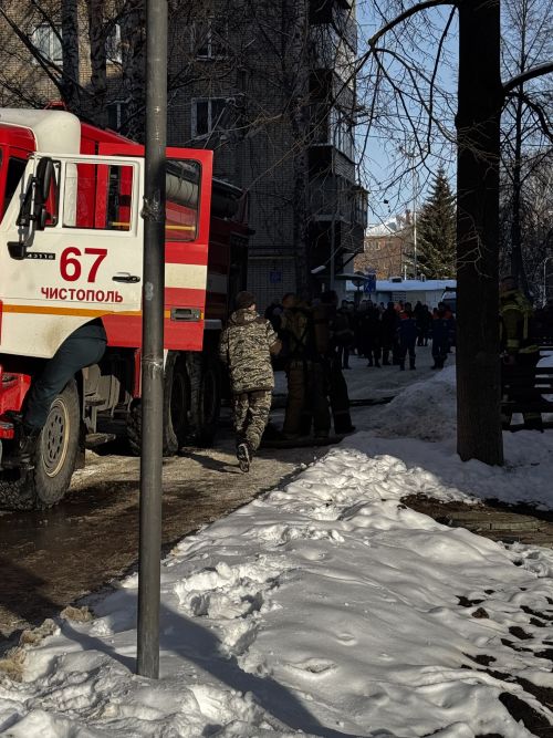 Пожар в Чистополе: эвакуированы мать и ребенок