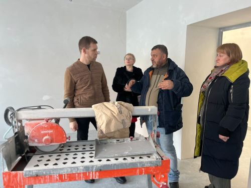 В будущем здании центра «Статус» активно продолжается капитальный ремонт