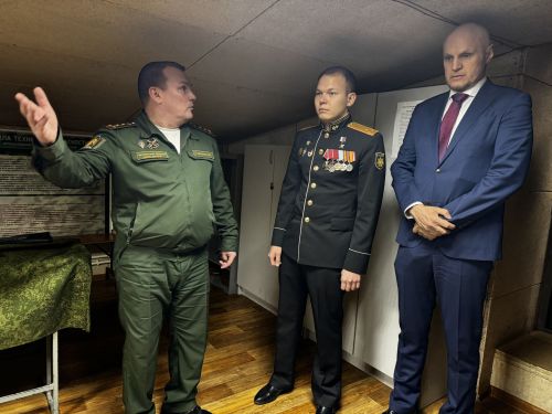 В Чистопольской кадетской школе-интернате прошла встреча с Героем России Иваном Жарским