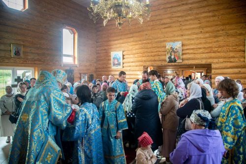 Епископ Пахомий возглавил престольный праздник в честь Рождества Богородицы в селе Булдырь