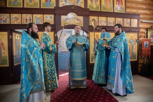 Епископ Пахомий возглавил престольный праздник в честь Рождества Богородицы в селе Булдырь