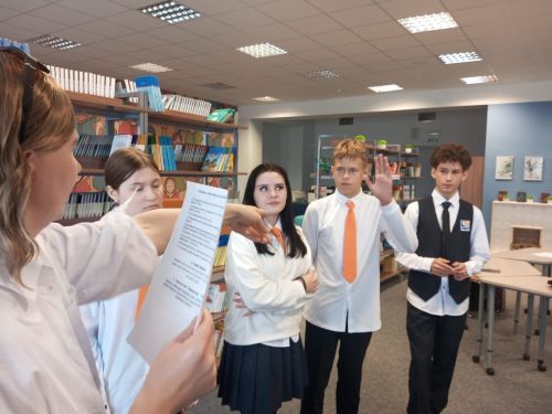 Лицеисты разработали знаки против угроз на чемпионате «Территория мира»