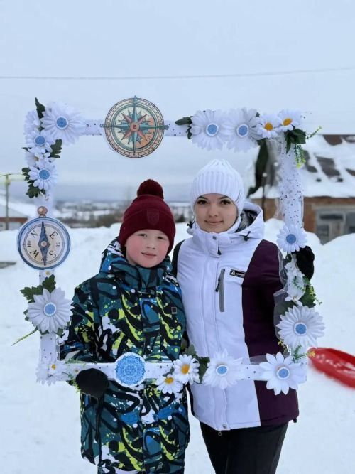 В селе Чистопольского района прошёл семейный фестиваль «Снежный компас»