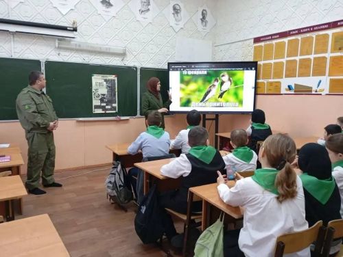 Чистопольским школьникам рассказали о тайнах пернатых