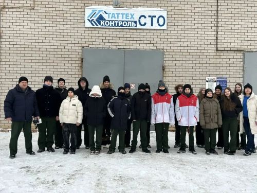 Кадеты чистопольской школы побывали в гостях у Госавтоинспекции