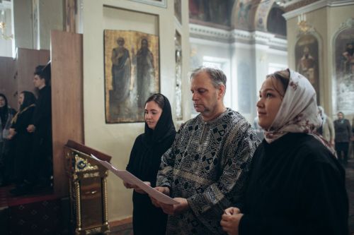 Епископ Пахомий совершил первую Литургию Преждеосвященных Даров в 2026 году