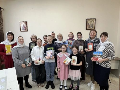 В Никольской воскресной школе прошла познавательная встреча «Планета книг»