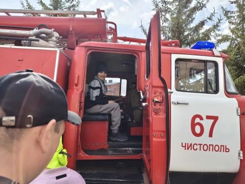 Дети с ограниченными возможностями здоровья побывали на экскурсии в пожарной части Чистополя