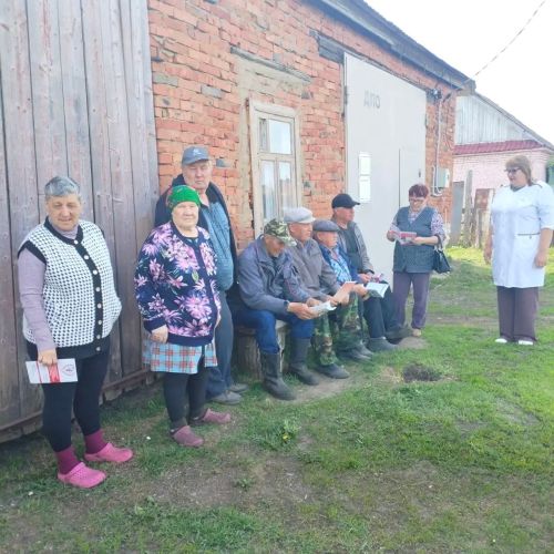 В селе Чистопольского района прошла школа здоровья для пациентов с гипертонией