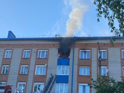В Чистополе в многоквартирном доме произошел пожар