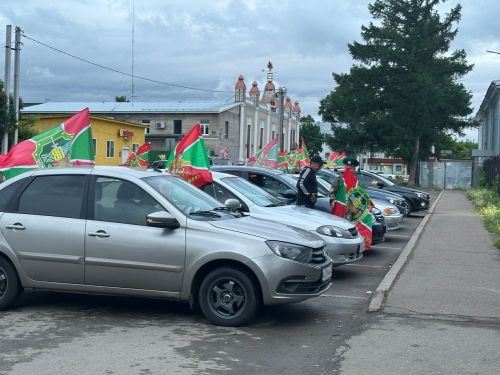 Автопробег пограничников прошел по улицам Чистополя