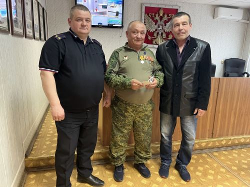 Чистопольские полицейские встретились с ветераном службы и участником СВО Сергеем Ивановым