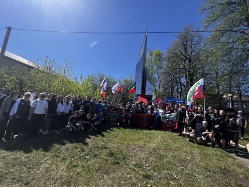 В Чистополе у мемориала в микрорайоне Автовокзал прошёл торжественный митинг в честь 81-й годовщины Победы