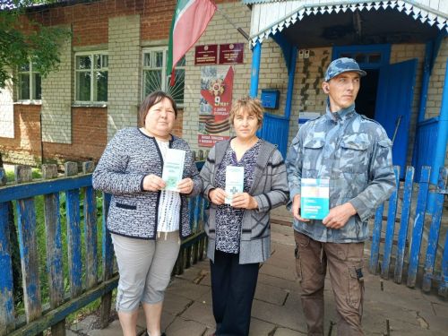 Жителям села Чистопольского района напомнили об опасности наркотиков