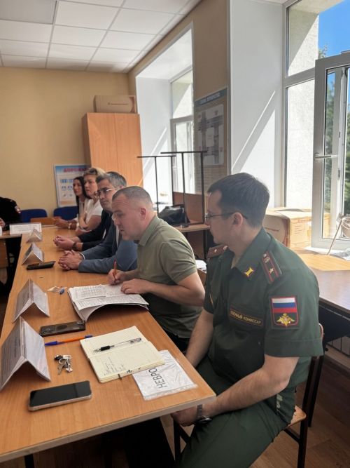 В военном комиссариате Чистополя состоялось очередное заседание призывной комиссии