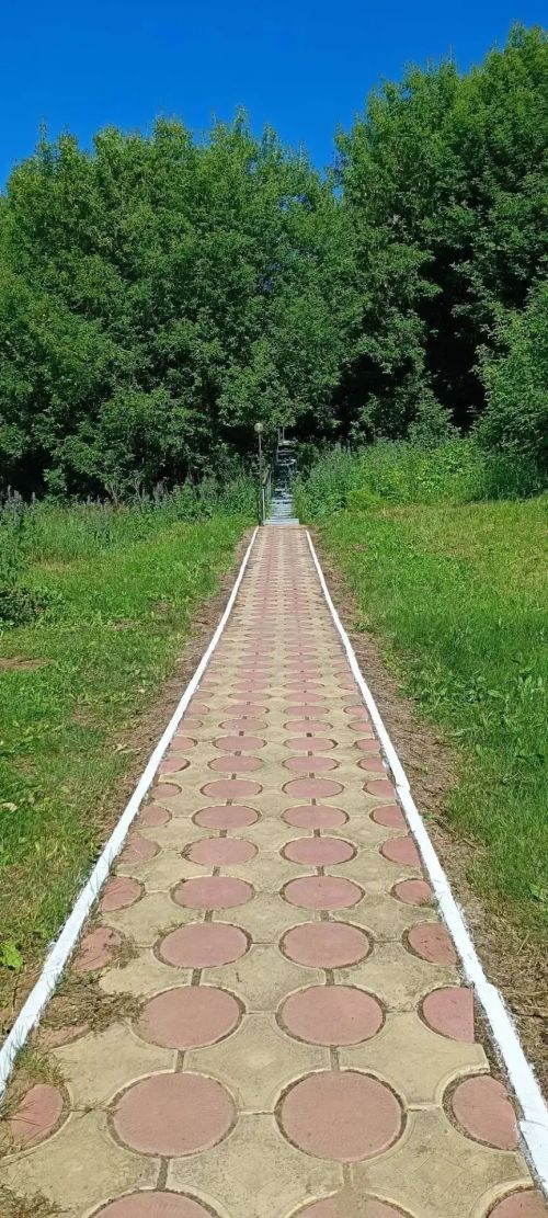 В селе Булдырь продолжается благоустройство территории святого источника