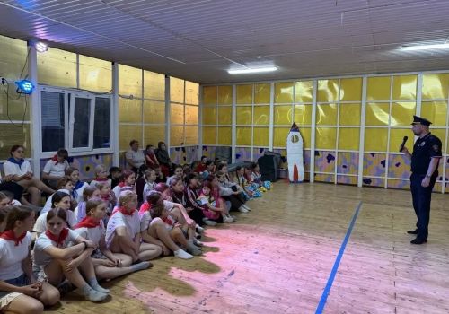 В детских лагерях Чистополя проходят уроки безопасности от полиции и общественников