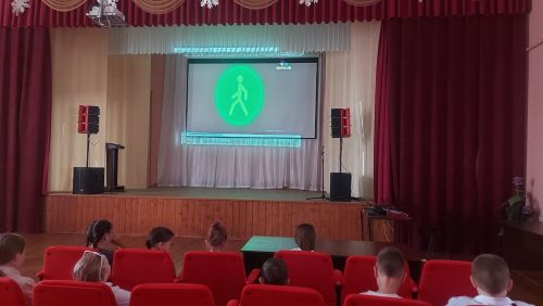 В селе Чистопольского района детям напомнили о безопасности на дорогах