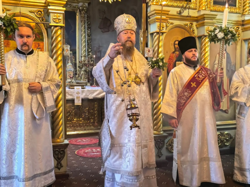 Епископ Филарет совершил всенощное бдение в канун Преображения Господня в Чистополе