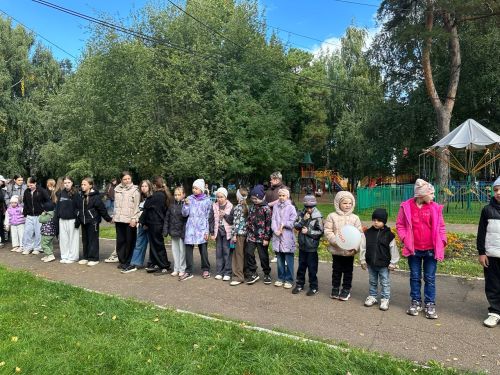 В Скарятинском саду открыли учебный год воскресных школ Чистопольского благочиния