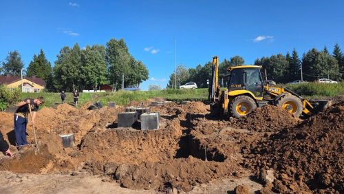 В поселке Юлдуз заложен фундамент храма Георгия Победоносца