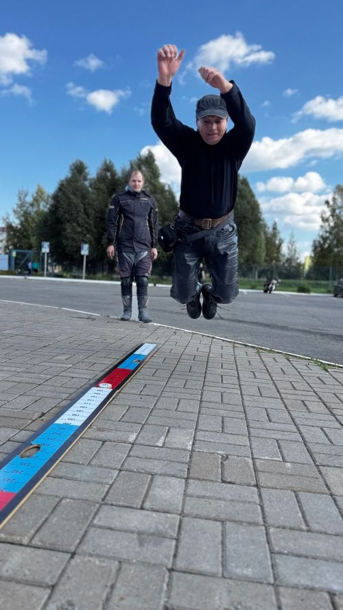 Мотоциклисты выполняли нормативы ГТО в Чистополе