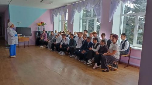 В селе Чистопольского района прошла профилактическая беседа со школьниками