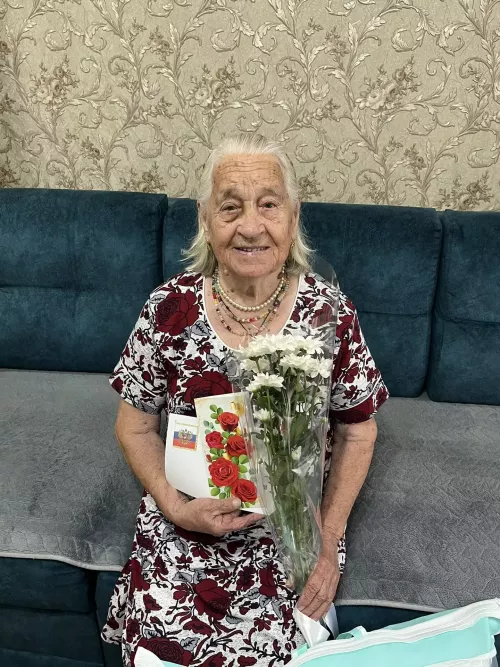 Труженица тыла Мария Аркадиева отметила 95-летний юбилей