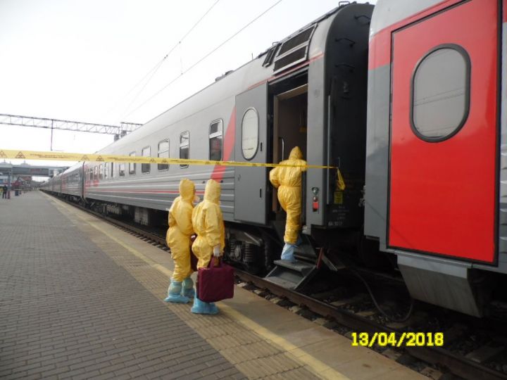 В Казань прибыл поезд с  больным холерой