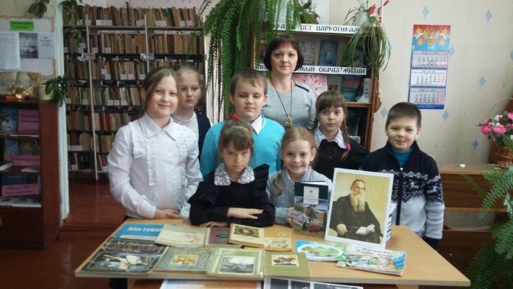 Год Льва Толстого. Юных жителей чистопольского села знакомили с творчеством писателя 