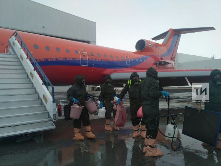 В аэропорту Казани встретили борт с сибирской язвой