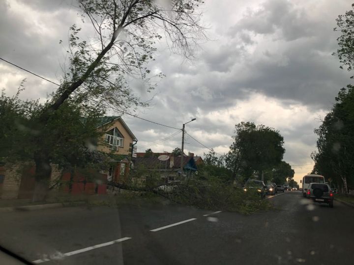 В Чистополе бушевал ураган