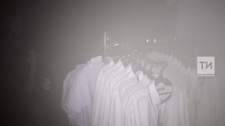 В Чистополе сгорел магазин одежды