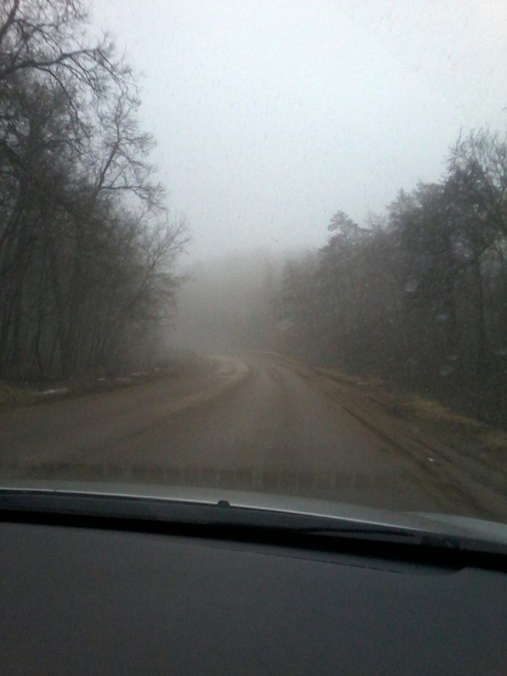 В Чистополе ожидается туман. Водители, будьте осторожны на дорогах!