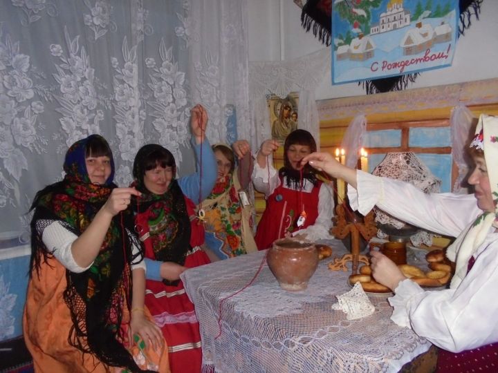 Жители чистопольского села собрались на святочных посиделках