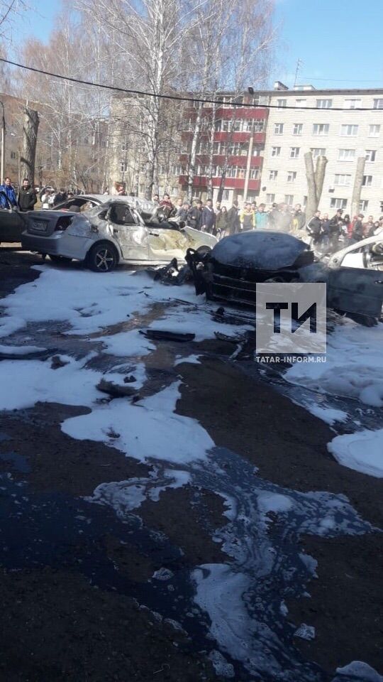 В Татарстане взорвался автомобиль с водителем