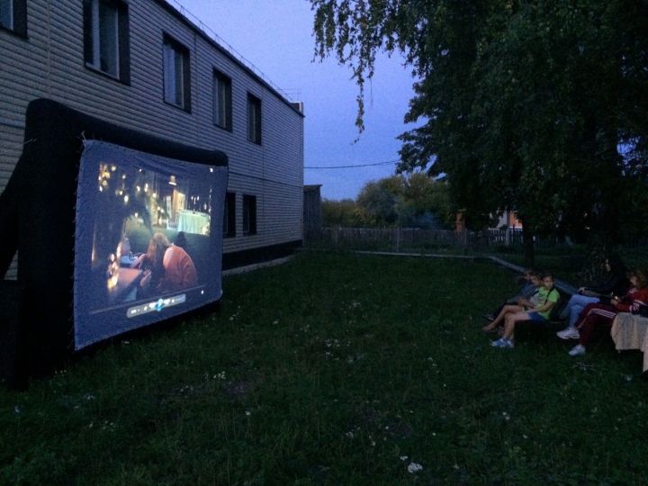 В чистопольских селах фильмы демонстрировались под открытым небом