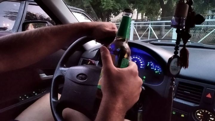 За неделю в Чистополе зарегистрировано 4 факта пьянства за рулем
