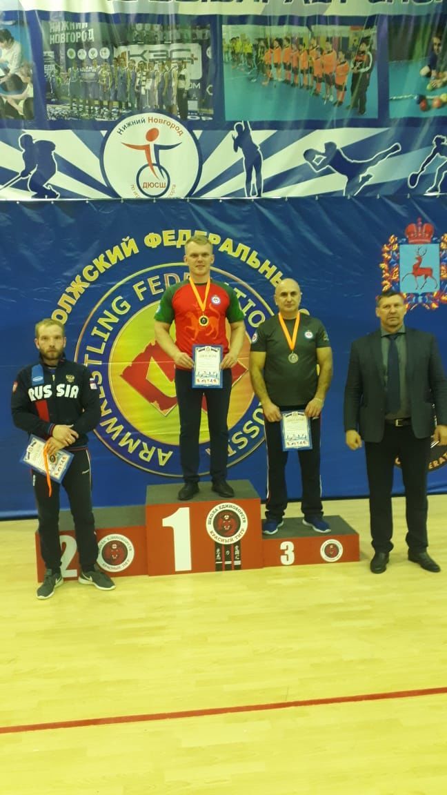 Чистопольский армрестлер - в числе лучших на Всероссийском чемпионате