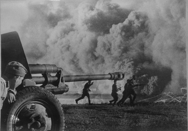 Боевой путь Кузьмы Феоктистова был связан с артиллерией