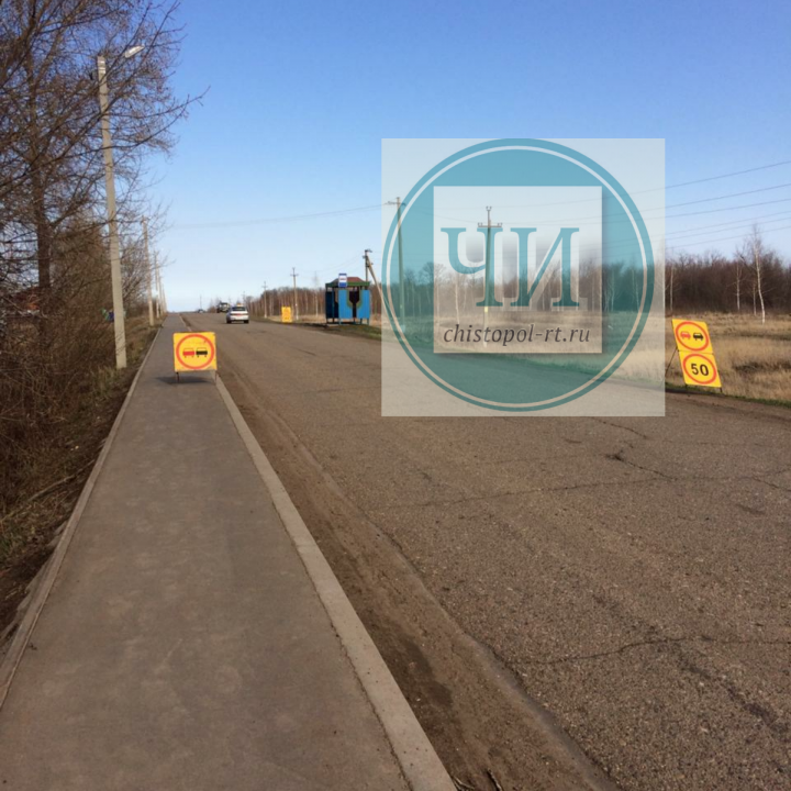 В Чистополе продолжается ямочный ремонт дорог