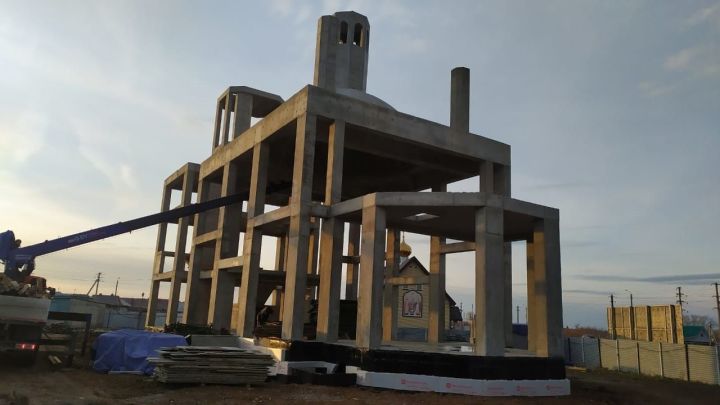 В Чистополе продолжается строительство храма кряшенского прихода