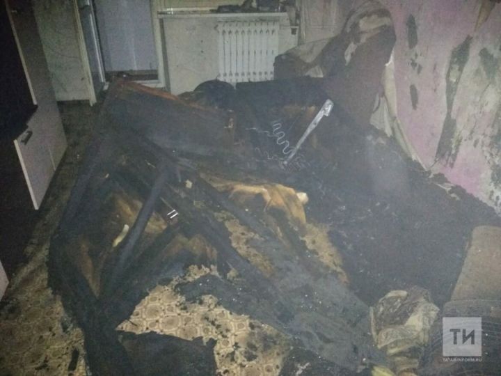 В Альметьевске в пожаре погиб мужчина