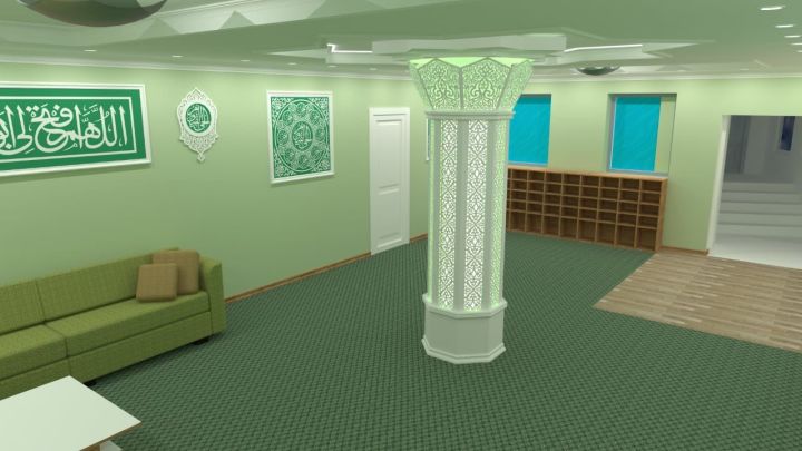 В чистопольской мечети «Нур» при входе установят теплые полы и новое освещение